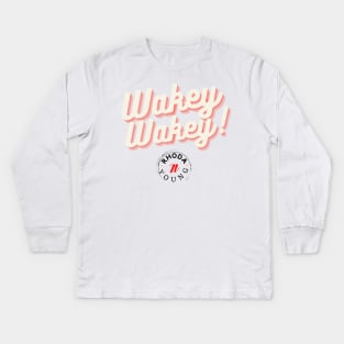 Wakey Wakey! Kids Long Sleeve T-Shirt